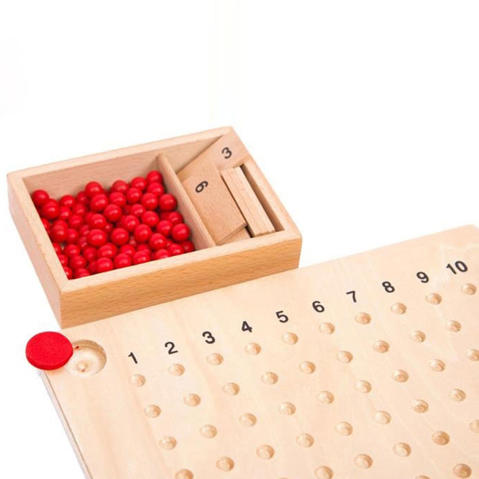 Board Games - Montessori Math Boards Educational Toy Table