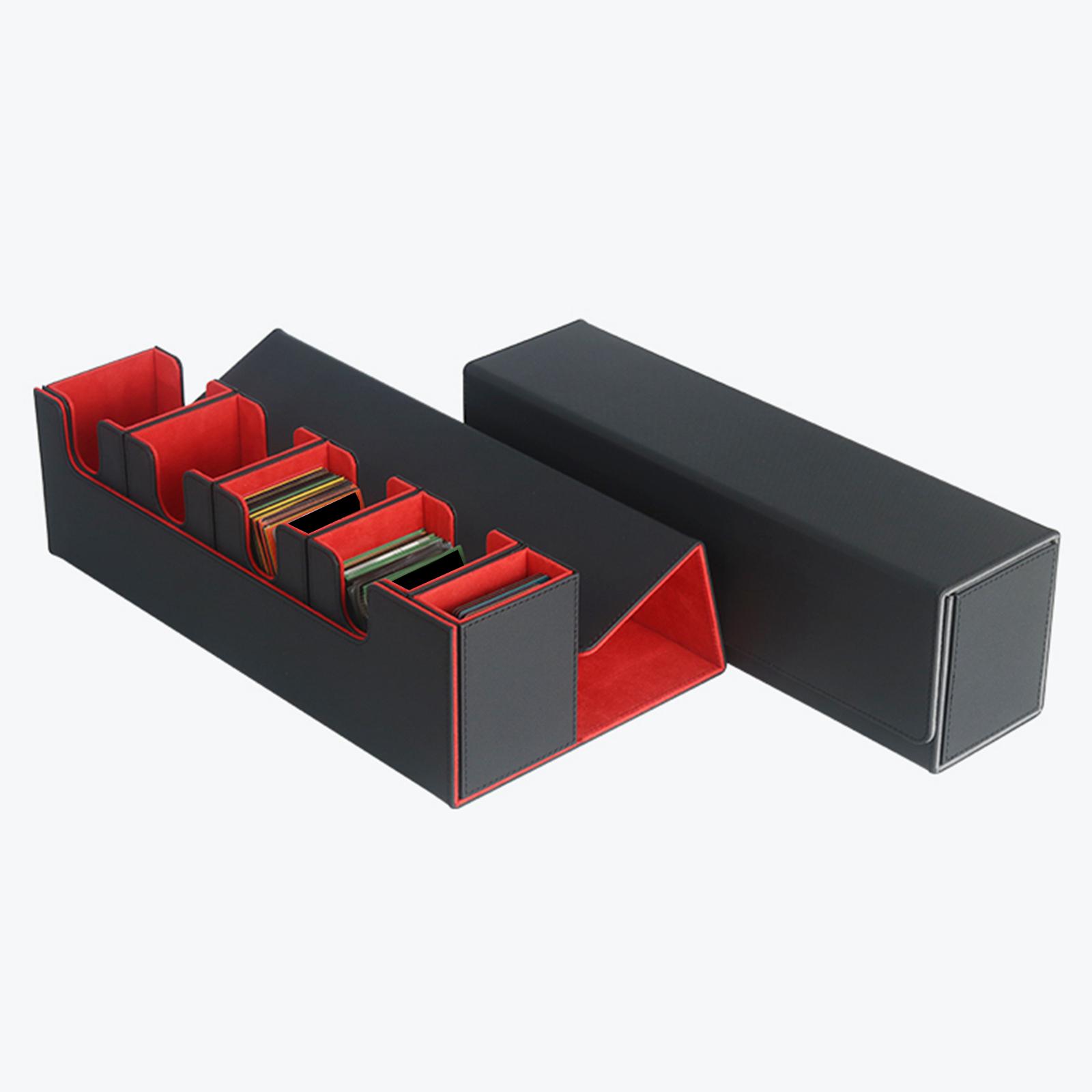 Card Game Deck - 5 Compartment Card Deck Box Organizer