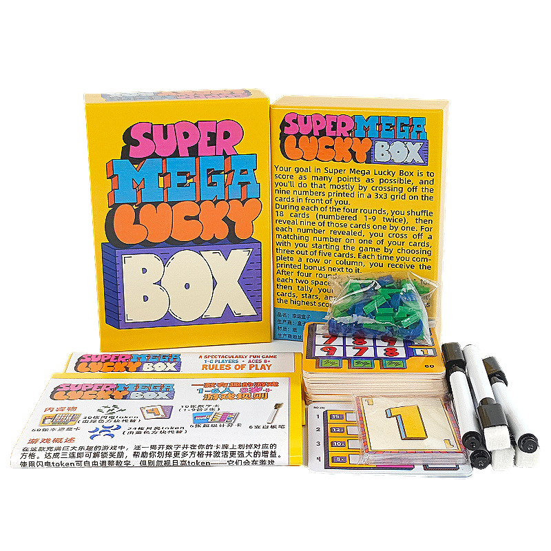 Super Mega Lucky Box Board Gam - đánh giá và giá Board Game Family