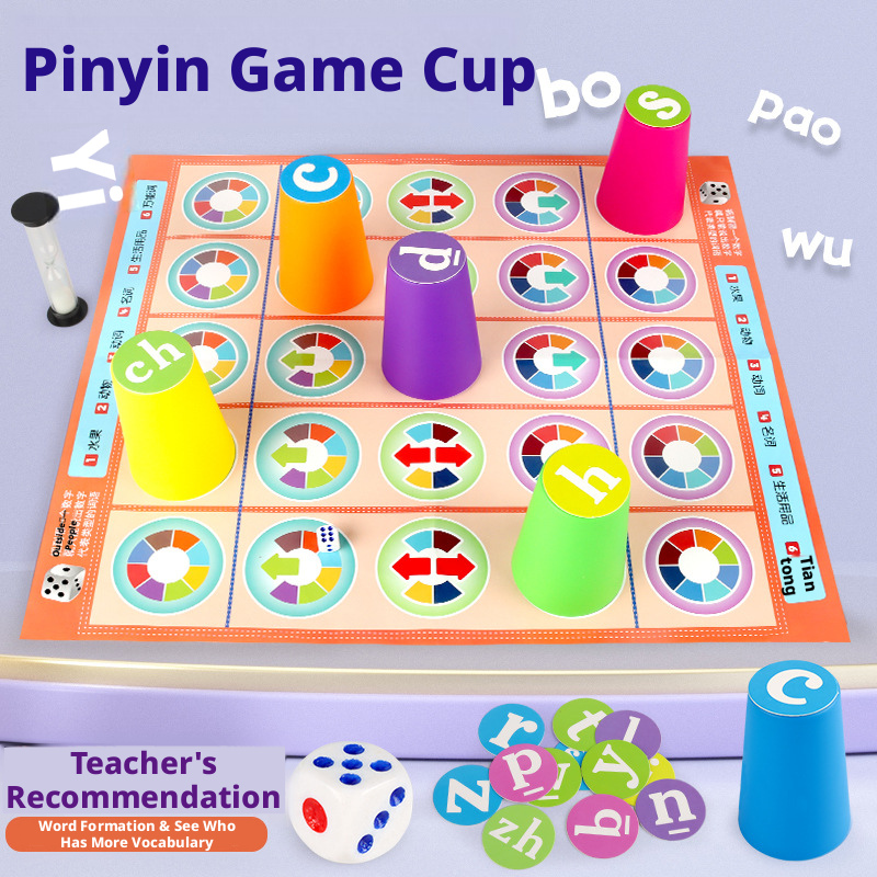 Hot Kids Chinese Pinyin Matchi - đánh giá và giá Board Game Word