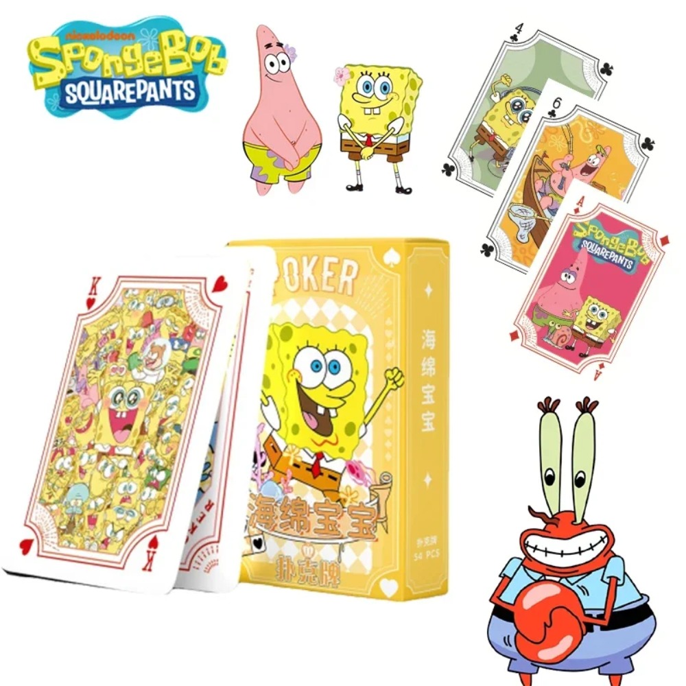 54Sheets/box SpongeBob Anime P - đánh giá và giá Card Game Deck