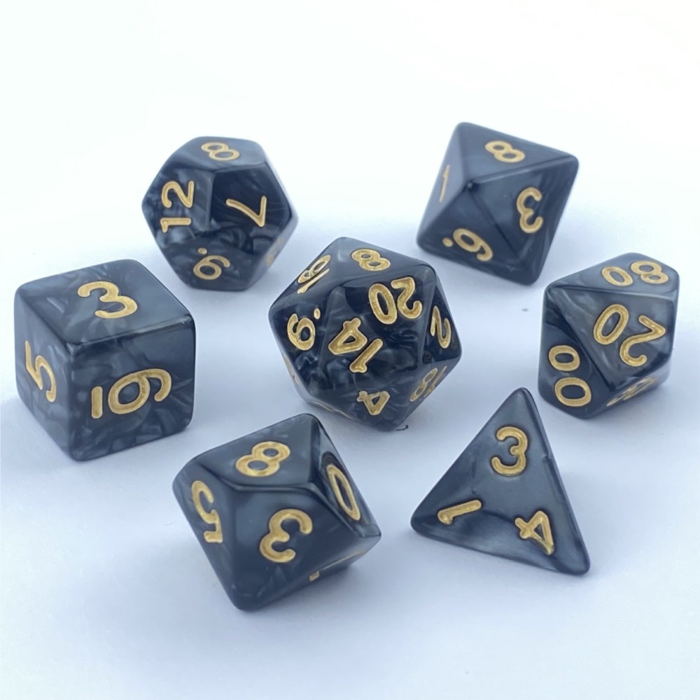 7pcs Dice Set Board Games Roll - đánh giá và giá Game Token Counter