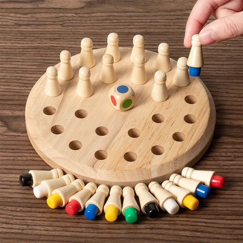 1PC Wooden Memory Match Stick  - đánh giá và giá Board Game Word