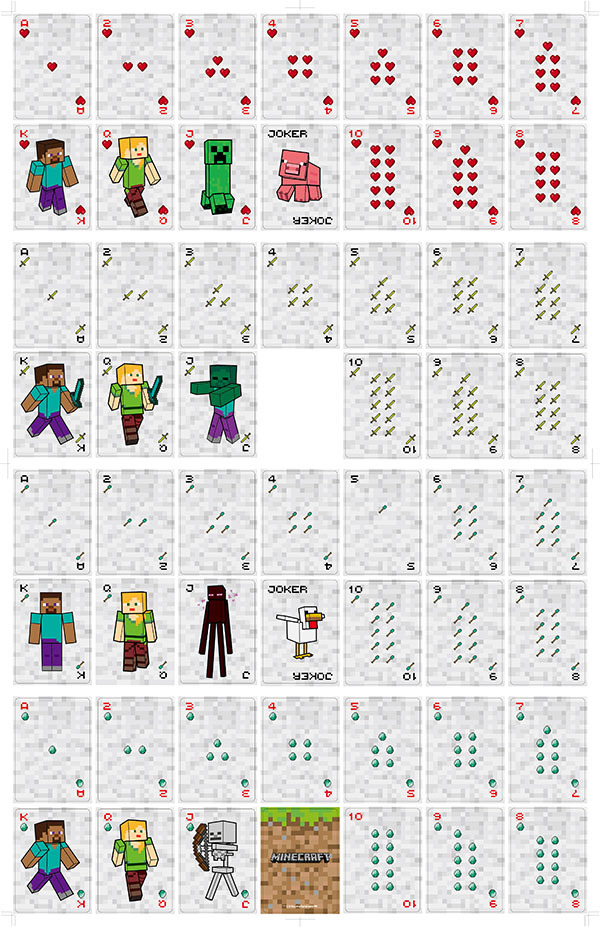 New Minecraft games, poker car - đánh giá và giá Board Games